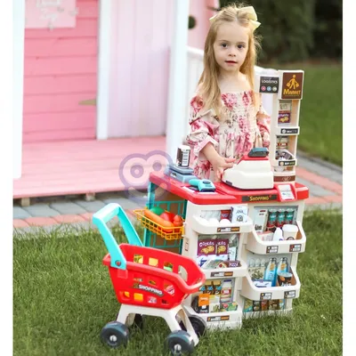 Image de WOOPIE : supermarché avec caddie, balance, caisse et scanner + 48 promotions