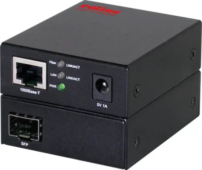 Produktbild von ROLINE 10/100/1000Base-T to Dual-speed Fiber Media Converter