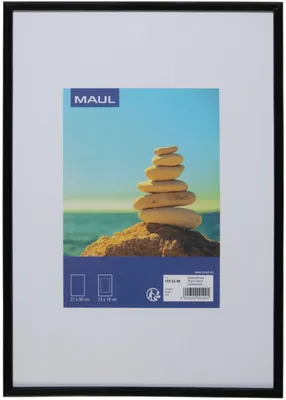 Obrázok produktu pre MAUL rám na obraz MAULart plast 21 x 30 cm, cca A4 čierny