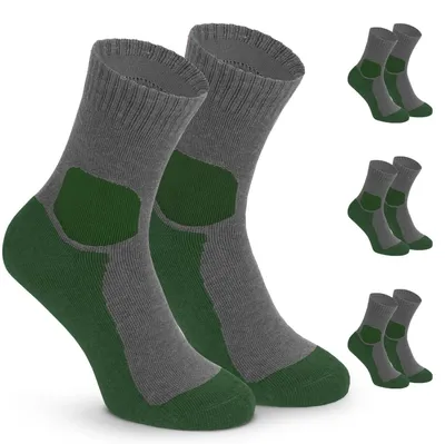 Zdjęcie produktu dla Skarpety trekkingowe Merino Wandersocken – idealne do aktywności na świeżym powietrzu, dla dorosłych i dzieci – zestaw 3 pary