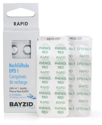 Produktbild von Phenolrot und DPD1 Nachfülltabletten (2 x 30)