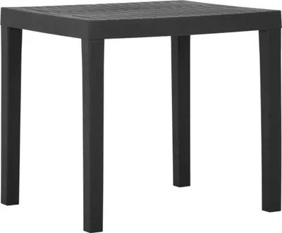 Produktbild von Gartentisch Grau 79x65x72 cm Kunststoff