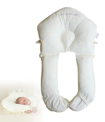 Produktbild von baby kopfkissen, anti schreck Positionierungskissen, neugeborene, memory foam, 60s baumwolle, verstellbar Korrekturkissen, sicherer schlaf