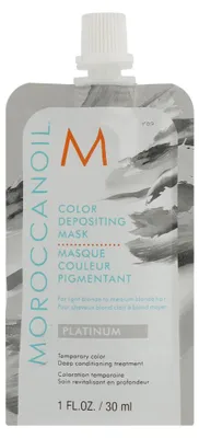 Produktbild von Moroccanoil Color Depositing Mask - Platinum 30ml