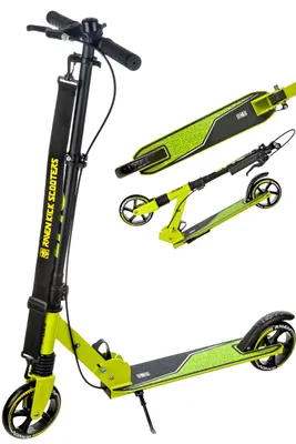 Immagine prodotto di Monopattino Kinder Roller Scooter Kickroller Cityroller Raven Epic Lime 145 mm
