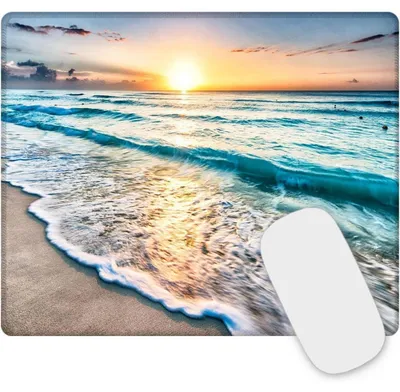Produktbild von Gaming Mauspad mit genähten Kanten 26 x 21 x 0.3 cm für PC & Laptop