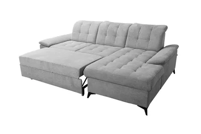 Produktbild von Robin Inspire Ecksofa Mit Schlaffunktion Bettkasten L Form Sofa Eckcouch Schlafcouch Freistehend Verstellbare Sitztiefe Rückenhöhe Neo Mini 257 x 172 x 90 cm Rechts Grau