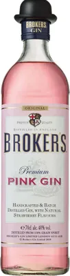 Produktbild von Broker's Broker's Pink Gin 40% vol Gin NV Gin ( 1 x 0.7 L )