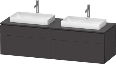 Produktbild von DURAVIT LC4873B80800000 Konsolen-WTU wh. L-Cube 550x1600x482m