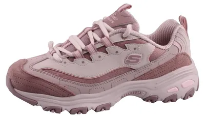 Das Bild zeigt einen rosa Freizeitschuh der an der Außenseite zu sehen ist. Der Schuh hat weiße Schnürsenkel und eine weiße Sohle die leicht erhöht ist.