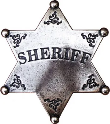 Produktbild von Sheriffstern grau 1790 James Wilson