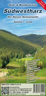 Produktbild von Südwestharz - Die Harzer Sonnenseite 1 : 25 000