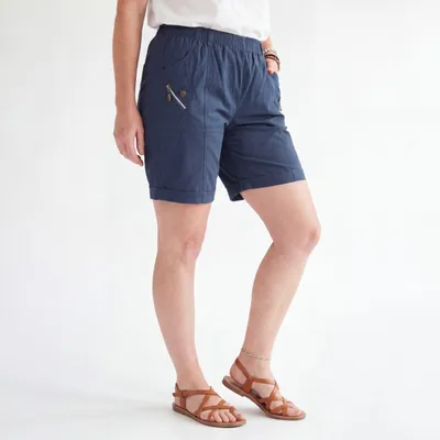 Produktbild von Shorts Damen Sommerhose Gr. 38-54 leichte Strandbermuda Komfort Stretch