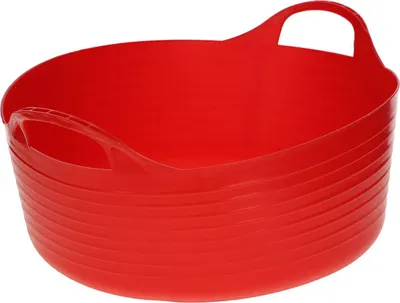 Obrázek produktu pro Kerbl Trog FlexBag rot flexibler Futtertrog, Fassungsvermögen 15 Liter