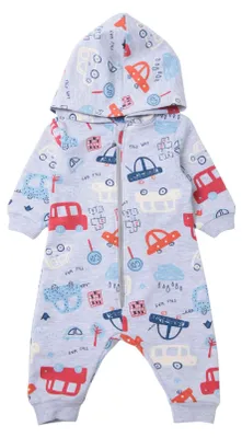 Produktbild von Baby Strampler – Größe 86 (12–18 Monate) – Grau – 100% Baumwolle – Weich und bequem