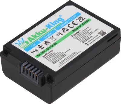 Produktbild von Akku kompatibel mit Nikon EN-EL25 - Li-Ion 1350mAh - für Z50 Z fc, EN-EL25a, VFB12502