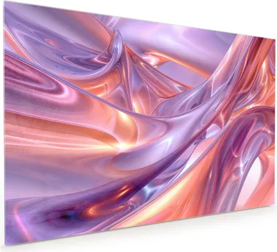 Produktbild von Küchenrückwand Spritzschutz Glas mit Motiv Abstrakte Wellen 40 x 40 cm