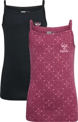 Produktbild von hummel hmlCAROLINA STRAP TOP 2-PACK - EARTH RED - 110/116
