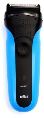 Zdjęcie produktu dla Braun Series 3 310s, Golarka foliowa, Czarny, Niebieski, 2 SensoFoil, LED, Bateria, Niklowo-metalowo-wodorkowa (NiMH)