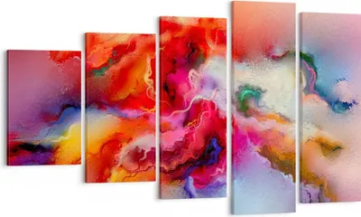 Produktbild von Bild auf Leinwand - Leinwandbild - Abstraktion modern - 100x60cm - Wand Bild - Wanddeko - Leinwanddruck - Bilder - Kunstdruck - Wanddekoration - Leinwand bilder - Wandkunst - EG100x60-4035