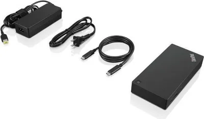 Immagine prodotto di Lenovo 03X7609 Docking station per notebook e replicatore di porte con cavo USB 3.2 Gen 1 (3.1 Gen 1) Type-C nero (03X7609)
