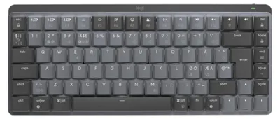 Produktbild von Logitech 920-010776, Kabellos, RF Wireless + Bluetooth, Mechanischer Switch, QWERTY, LED, Graphit