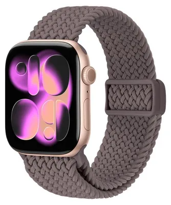 Immagine prodotto di Cinturino in tessuto per Apple Watch, compatibile con modelli da 38/40/41/42 mm (colore marrone)