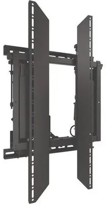 Produktbild von Chief ConnexSys Portrait Video Wall Mount - With Rails - For Displays 40-80" - Black - Befestigungskit (Montage, Wandschienen)