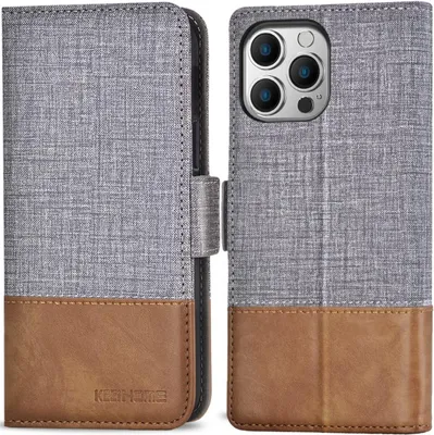 Immagine prodotto di Custodia a libro per Apple iPhone 13 Pro Max da 6,7", con 2 protezioni in vetro temperato