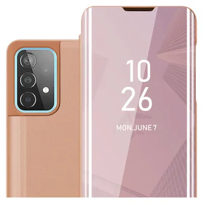 Image de Cadorabo Housse de téléphone portable pour Samsung Galaxy A52 (4G / 5G) / A52s en rose Cover Backcover Housse de protection Book Case Booklet