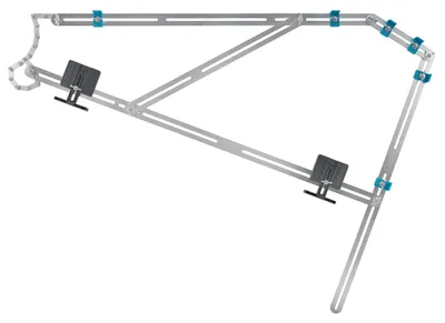 Produktbild von wolfcraft GmbH 5210000, Stair gauge, Schwarz, Edelstahl, Edelstahl, Europa