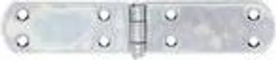 Produktbild von Alberts 845650 Kistenband, mit vernietetem Stift, galvanisch verzinkt, dickschichtpassiviert, 195 x 35 mm, 20er Set
