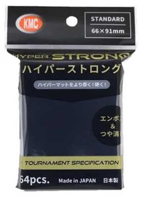 Produktbild von KMC Standard Sleeves - Hyper STRONG (80 Sleeves) 66x91mm