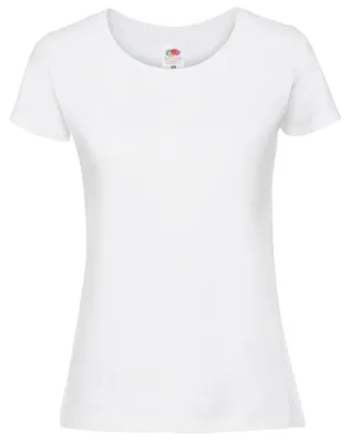 Produktbild von Fruit of the Loom - "Iconic 195" T-Shirt für Damen LT6268 (L) (Weiß)