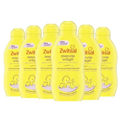 Produktbild von Zwitsal | Seifenfreies Waschgel | 6 x 200 ml