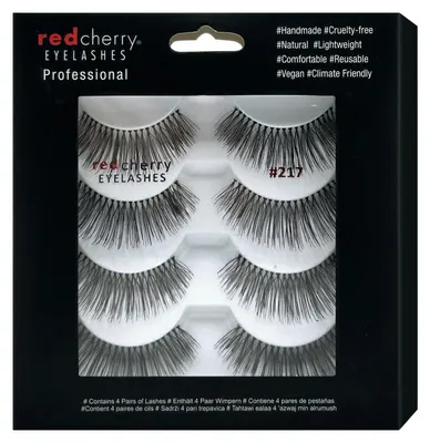 Produktbild von Red Cherry Eyelashes Professional Echthaarwimpern 217 - 4 Pairs