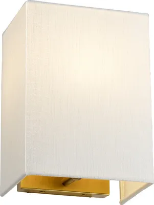 Zdjęcie produktu dla Kinkiet z abażurem złoty 17 cm Riley 1xE27 60W Designer's Lightbox