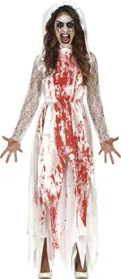 Produktbild von Schaurige Zombiebraut Damenkostüm