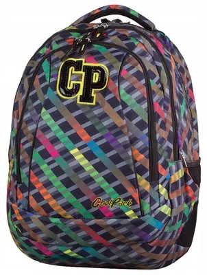 Produktbild von CoolPack Combo 2-in-1 Jugend Schulrucksack kariert