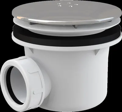 Image de Alcadrain A49K Garniture d'écoulement pour les receveurs de douche, métal Ø 90