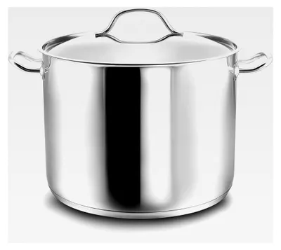 Produktbild von Induktionsgeeigneter Kochtopf, Ø 30 cm, 15 Liter, Suppentopf aus Edelstahl
