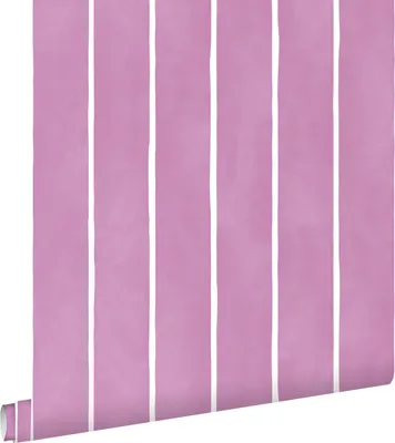 Immagine prodotto di ESTAhome carta da parati a strisce viola e bianco 50 x 900 cm