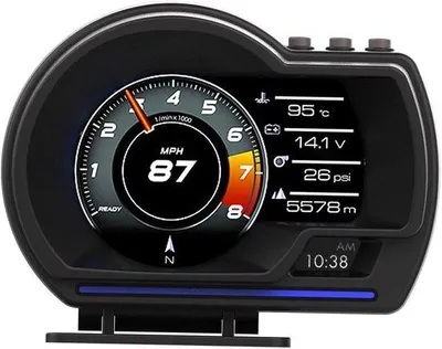 Obrázok produktu pre Systém turboindikátora pre nákladné vozidlá s GPS, OBD2 a alarmom otáčok.