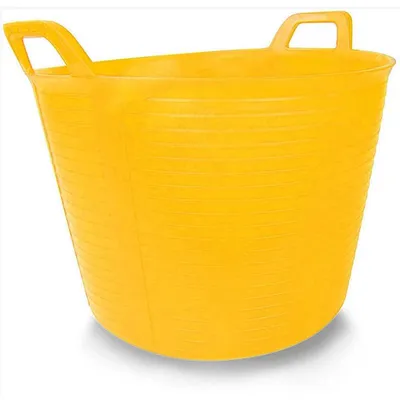 Image de Auge en plastique jaune n°3 (40 l.) - RUBI - 88720