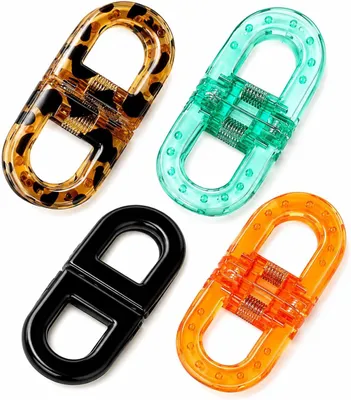 Obrázek produktu pro Magnetické sponky do vlasů, 4 kusy, malé rozměry, vhodné pro tenké i husté vlasy