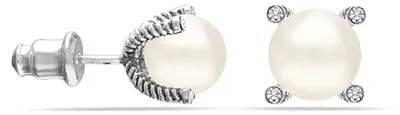Imagen del producto de Aretes Bibei Serene Light para mujer, fabricados en plata de ley 925 con circonita, modelo BIPE057