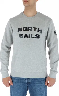 Produktbild von NORTH SAILS SWEATSHIRT OHNE REISSVERSCHLUSS HERREN GRAU : Farbe - Grau, Größe - M Größe: M Farbe: Grau