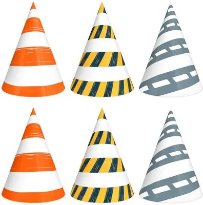Immagine prodotto di Cappellino per auto 6 pezzi - Party Pal