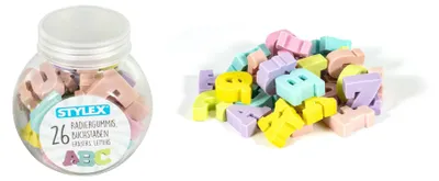 Produktbild von 26x Radiergummi / mit Buchstaben