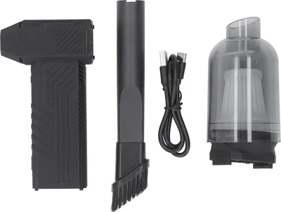 Image de Souffleur d'air portable sans fil avec 52 m/s et 130 000 tr/min – Purificateur d'air électrique à grande vitesse pour le nettoyage de la maison, de la voiture et du bureau